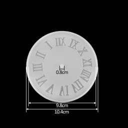 5Style Classic Clock Silicone Molds Arabic Numeral Clock UV Epoxy Resin Mold for DIY Handmade Carfts Home Decoration Accessories