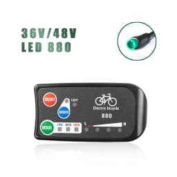 KT Ebike LCD Led Display Kuteng 24V 36V 48V Lcd3 Lcd8h Led 880 LCD7 Electric Bicycle Bike Display for Electric Bike Kit