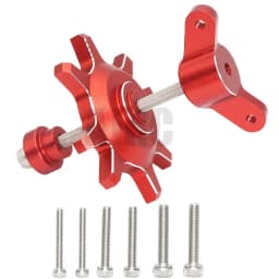 Ajrc Metallic Black/red Tire Assembly/disassembly Aid Tool For 1/10 Rc Crawler Car 1.9 2.2 Inch Beadlock Wheel