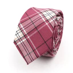 Men's Check Stripe 6cm Tie 100% Cotton Neckties Gift For Man Plaid Series Wedding Party Gift Accessories Women's Anime Tie
