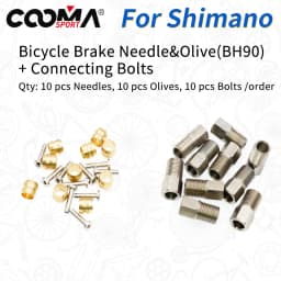 10 Sets Bicycle Hydraulic Brake Hose BH90 BH59 Olive Needle/Connector Insert Connector Bolt For Shimano Magura AVID SRAM