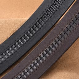 High Quality Leather Belt Men's Automatic Buckle Belt Without Buckle Fashion Leather Belt for Men No Buckle3.5cm