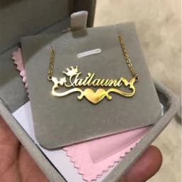 DOREMI Stainless Steel Custom Name Personalized Butterfly Name Necklaces for Women Jewelry Gold Filled Heart Statement Choker