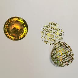 Custom Hologram Sticker Genuine Guaranteed Original Multiple Colors Global Design Logo 3D Laser Holographic Lable Diameter 20mm