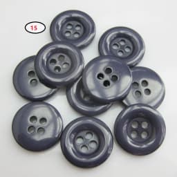 NBNNEG 30Pcs Multicolors 18MM Round Buttons Resin Decorative Scrapbooking Botoes Tailor Garment Sewing Accessory