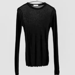 High Quality Plain T Shirt Women Elastic Basic T-shirts Female Casual Tops Long Sleeve Sexy Thin T-shirt see through