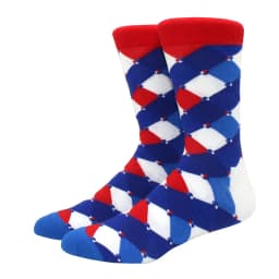 Male Tide Brand men cotton Socks Gradient Color summer Style long wedding sock Men's High Funny Happy Business Socks man sox