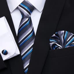 Hot Sale 7.5 cm Tie Pocket Squares Cufflink Set Necktie Pink Purple Hombre Printed Formal Clothing Accessories Fit Party