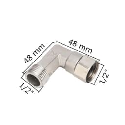 1/2" BSP Male/Female Thread Stainless Steel Tee/ Elbow/Straight/ /Plug Connector Water Coupler Plumbing Fitting Reducing Adapter