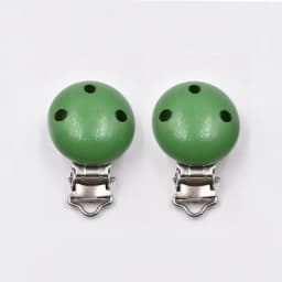 10PCs Baby Teether Clip Pacifier Chain Wood Blanks Pacifier Baby Teething Bracelet Bead Clip Diy Wooden Clips Accessories