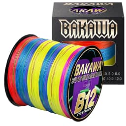 BAKAWA X12 X8 Super Strong 12 Strands 8 Strands Braided Fishing Line 300M 500M Multifilament PE Line Saltwater Fishing Tackle