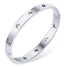 Fashion Hollow Star Gift Bangles & Bracelets For Women Party Trendy Jewelry Stainless Steel Rose Gold Color Cuff Wristband