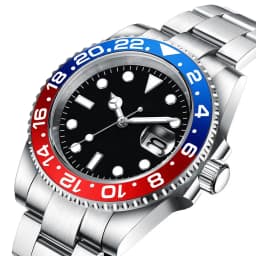 DIY Custom Logo 40MM Sapphire 8215Automatic NH35 Mechanical MensRelogio Masculino WristWatch Ceramic PT5000 10Bar Luminous