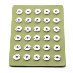 2022 New High Quality Snap Jewelry Display Board Fit 18mm Snap Buttons Jewelry Black Flannel PVC Snap Display Holder