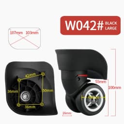 Luggage Wheel Replacement Wheels Suitcase Accessories Universal Casters Rolling Luggage Suitcase Wheeled Accessories Bags Caster