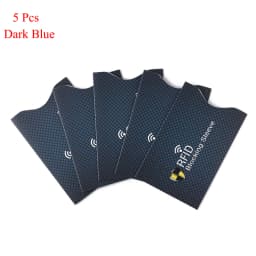 5Pcs Anti Theft for RFID Credit Card Protector Blocking Cardholder Sleeve Skin Case Covers Protection Bank Card Case New