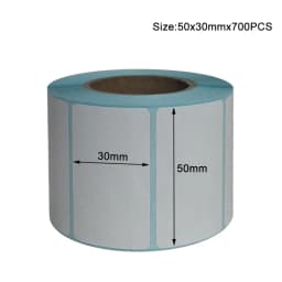 19 sizes Label stickers barcode Sticker label for Zebra Paper Adhesive Sticker Supermarket Blank sticker
