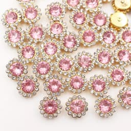8mm-12mm Sunflower Silver Claw Sew On Rhinestones Glitter Crystals Stones Fabric Glass Beads DIY Sewing Rhinestones Crafts Gems