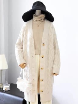 Autumn winter new fund restores ancient ways day department languid is lazy add thick loose all match long paragraph outside tak