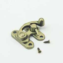 1Piece Metal Swing Lock Latch Lock Vintage Box Closure Clasp Buckle for DIY Bags Luggage Handbags Furniture Hardware Accessories