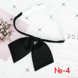 Ladies Bank New Solid Collar Bow Tie Women's Cute Bow-knot Japanese Girl Bowtie Butterfly Cravats Suits Jk Uniform Accessories