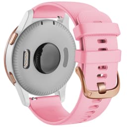 Rose Gold Buckle 18 20 22mm Soft Silicone Wrist Band For Garmin Venu 2 2S SQ Vivoactive 3t 4 Forerunner 745 Watchband Bracelet