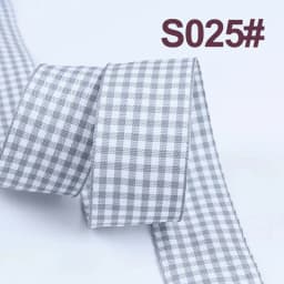 5Yards/Roll Plaid Ribbons Grosgrain Ribbon Gift Wrapping Polyester Ribbon Handmade DIY Bow Wedding Party Home Decor