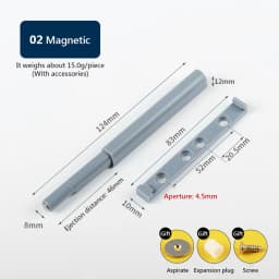 Kitchen Cabinet Catches Door Stop Drawer Damper BuffersSoft Quiet Close with Srews Invisible Handle Home Furniture Hardware