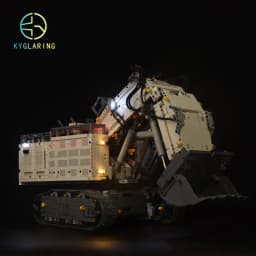 Kyglairng Led light kit for LEGO 42100 Technic Liebherr R 9800 Excavator Toy Building Blocks (Lighting Set Only)