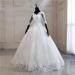 New Spring Lace Appliques Wedding Dress Long Sleeve Vestidos De Novia 2026 V-Neck Bride Wedding Gown Customized Plus Size