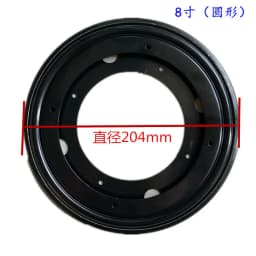 5.5/8/9/12 INCH Black Color Heavy Duty Round Shape Galvanized Lazy Susan Turntable Heavy Duty Bearing Rotating Swivel Plate