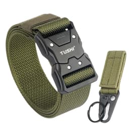 VATLTY 2022 Quick-drying Tactical Belt Men Hard Alloy Quick Release Buckle 1200D Soft Nylon Army Belt Male Military Equipment