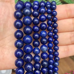 Natural Stone Beads 4 6 8 10mm Turuoqises Lava Amazonite Agates Amethysts Round Beads for Jewelry Making DIY Handmad Bracelet