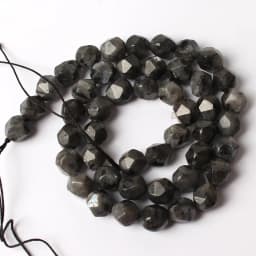 6-12mm Natural Garnet Agates Quartz Tiger Eye Howlite Opal Stone Beads Faceted Loose Beads For DIY Jewelry Making Bracelet