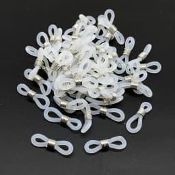 20pcs/100pcs Glasses Chain Silicone Rubber Ring Non Slip DIY Connector Strap Eyelets Rope Sunglasses Cord Accessory #ZZ04
