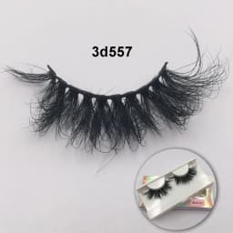 RED SIREN Fluffy Mink Lashes Short Messy Wispy Natural Eyelashes 10mm-18mm Hamdmade Real 3D Mink Eyelashes Makeup False Lashes