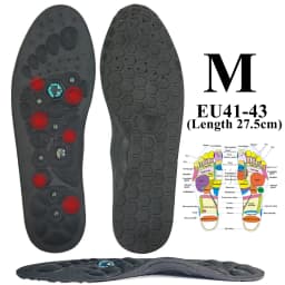 EiD Magnetic massage Insoles Shock Absorption Cushion Foot AcupressureTherapy Slimming Insoles for shoes Weight Loss Woman Men
