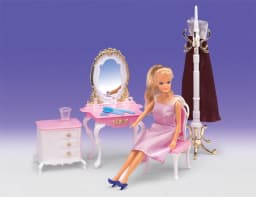 for 30cm doll kitchen dollhouse Furniture kitchen table refrigerator set girl toy for 30cm accessories house