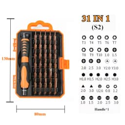 21/31 in 1 Screwdriver Set of Screw Driver Bit Set Multi-function Precision Mobile Phone Repair Device Hand Tools Torx Hex