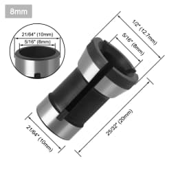 1pc 3pcs 6.35mm 8mm 6mm Collet Chuck Engraving Trimming machine Electric Router Bit Milling Cutter Accessories