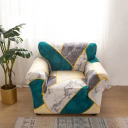 string printed sofa chair slipcovers armchair decoration elastic spandex for living room sofa cover stretch floral printed