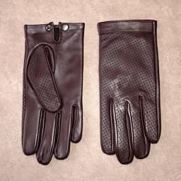 Men's Summer Leather Driving Gloves Touch Screen Compatible Breathable Thin Sheepskin Motorcycle Riding Driver Gloves New E