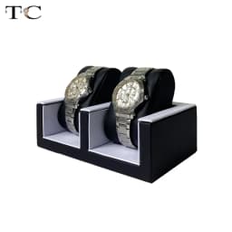 Double Watches Holder Watch Display Stand Bracelet Bangle Organizer Jewelry Pillow for Jewelry Store