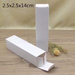 10pcs Multi Size Rectangular 4*4*12 16 10cm Packaging Box Packaging Folding Boxes For Essential Candle Gift Oil Bottle Package