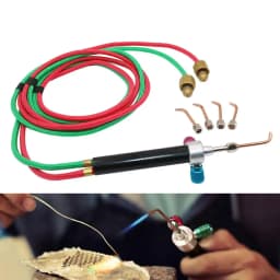 NIPUIKA Gold Welding Torch Mini Smith Soldering GoldSmith Equipment With 5 Tips Jewelry Making Tools