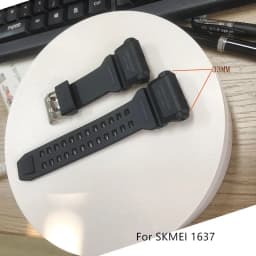 Adjustable Replacement Watch Strap Band Silicone Rubber Plastic Watchbands For SKMEI 1251 1025 1155 Sports Watches Accessories