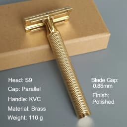 Dscosmetic D8/S9 Brass Double Edge Safety Razor CNC MADE