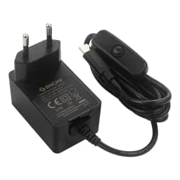 Raspberry Pi 4 Power Adapter 5V 3A with ON/OFF Switch CE Certified Power Supply Type C EU US Charger for Raspberry Pi 4 Model B