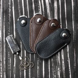 Genuine Leather U Disk Hasp Storage Bags Protective Cover Key Holder Black Bag Cases for USB Flash Drive Pen Drive Pendrives