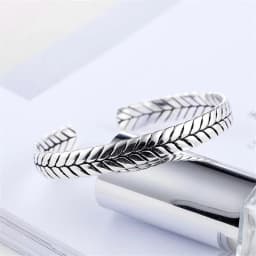 New Snake Grain Creative Braided Bracelets 925 Sterling Silver Jewelry Personality Leaf Exquisite Popular Bangles SL078